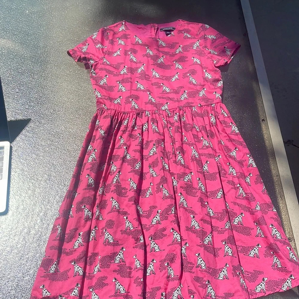 Lands' End Kids Casual Pink Dress